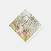 Serviette En Papier Jemima Puddle Duck dans le jardin de M. Mc Gregor (Coin)