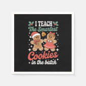 Serviette En Papier J'Enseigne Les Cookies Les Plus Intelligents Dans  (Devant)