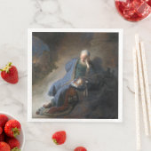 Serviette En Papier Jeremiah Destruction Jérusalem Bible Rembrandt (En situation)