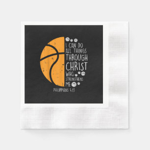Serviette En Papier Jésus amour   Je Peux Faire Tout Par Le Christ