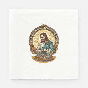 Serviette En Papier Jésus Balle De Yoga Complètement Dégonflée Humour