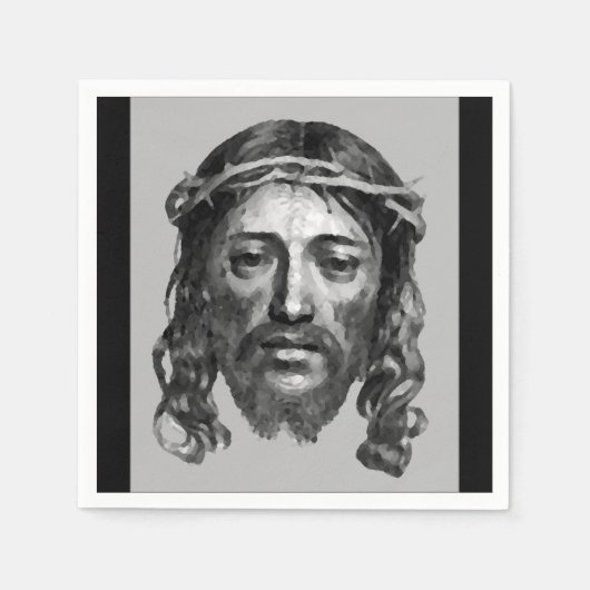 SERVIETTE EN PAPIER JESUS CHRIST (Devant)