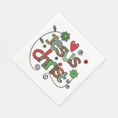 Serviette En Papier Jesus Christ (Coin)