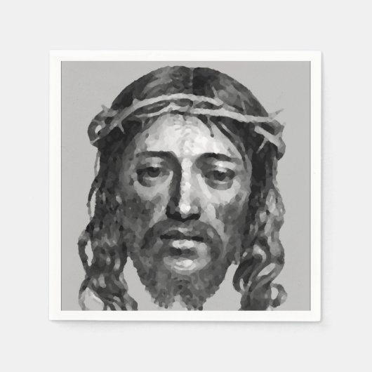 SERVIETTE EN PAPIER JESUS CHRIST (Devant)