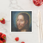 Serviette En Papier Jésus Christ avec un Halo d'or (En situation)