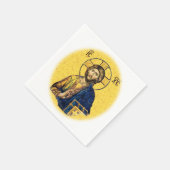Serviette En Papier Jésus-Christ Pantocrator (Coin)