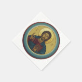 Serviette En Papier Jésus-Christ Pantocrator  (Coin)