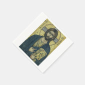 Serviette En Papier Jésus-Christ Pantocrator (Coin)