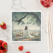 Serviette En Papier Jesus Christ Religious Easter Catholic (En situation)