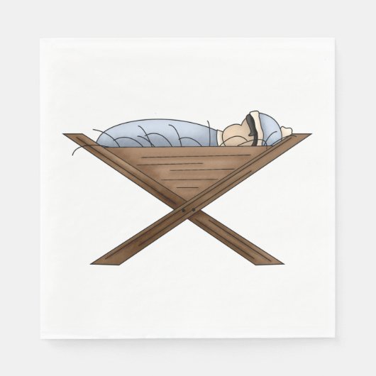 Serviette En Papier Jésus Dans Les Serviettes Papier Manger (Devant)