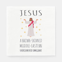 Jésus Immigrant sans papiers à peau Brown I