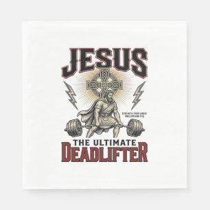 Serviette En Papier Jésus Le Levreur De Poids Ultime Chemise Chrétienn