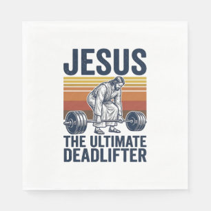 Serviette En Papier Jésus Le Levreur De Poids Ultime Chemise De Gym Vi