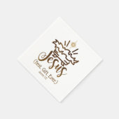 Serviette En Papier JESUS MEILLEUR CADEAU JAMAIS Fête de Noël (Coin)