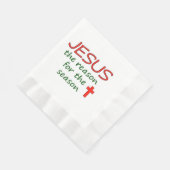 Serviette En Papier JESUS Raison de la saison (Coin)