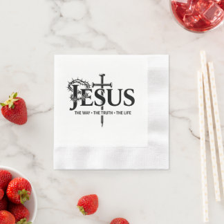 Serviette En Papier Jesus the way, the truth, the life!