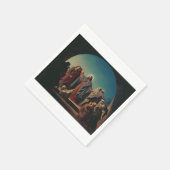 Serviette En Papier Jesus Wakes Lazarus par Robert Wilhelm Ekman (Coin)