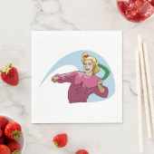 Serviette En Papier Jeter Un Boomerang (En situation)