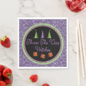 Serviette En Papier Jetez Les Sorcières De Dice Sparkle Bunco Napkins (En situation)