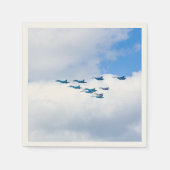 Serviette En Papier Jets volant en formation (Devant)