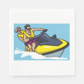 Serviette En Papier Jetski Fun (Devant)