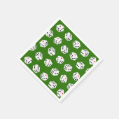 Serviette En Papier Jeu amusant Dice Casino motif de fête serviettes (Coin)
