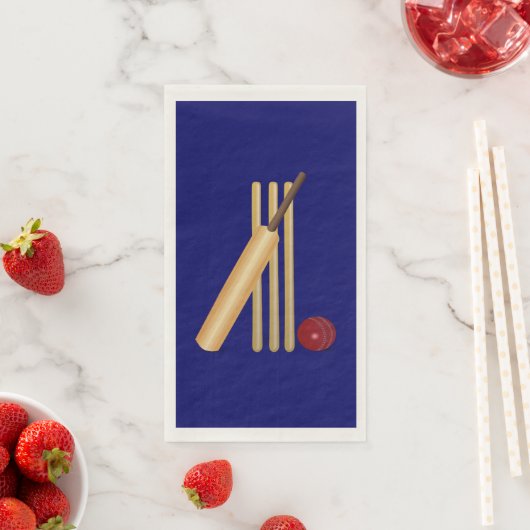 Serviette En Papier Jeu de cricket (En situation)