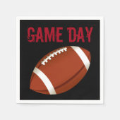 Serviette En Papier Jeu de football Jour Papier Naples (Devant)