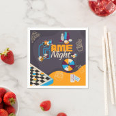 Serviette En Papier Jeu Nuit Décorations Thématiques Fête (En situation)