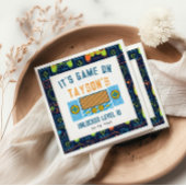 Serviette En Papier Jeu sur serviettes - Jeu vidéo Anniversaire