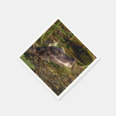 Serviette En Papier Jeune Alligator (Coin)