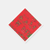 Serviette En Papier Jeux de rennes (Coin)