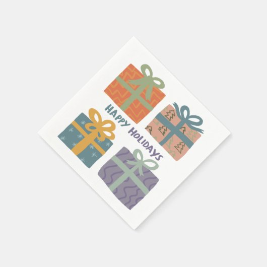 Serviette En Papier JEUX VACANCES Cadeaux Présente Noël PERSONNALISÉ (Coin)