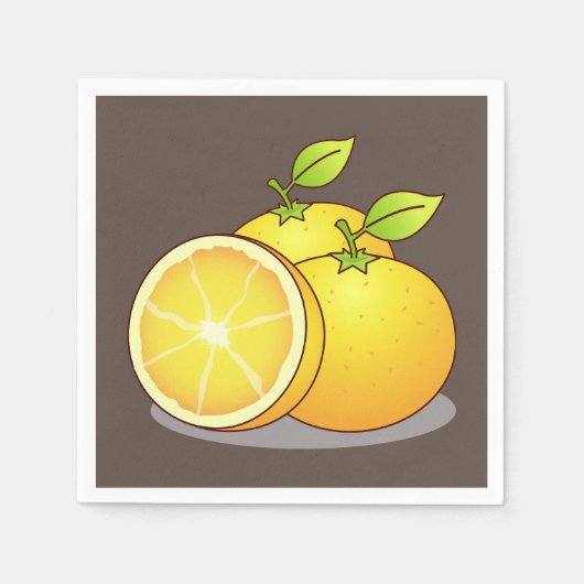 Serviette En Papier Jicy Oranges (Devant)