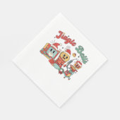 Serviette En Papier Jingle Bells Nurse, Christmas Nurse, Funny Christa (Coin)