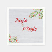 Serviette En Papier Jingle & Mingle Cocktail serviettes (Devant)