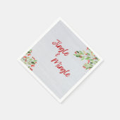 Serviette En Papier Jingle & Mingle Cocktail serviettes (Coin)