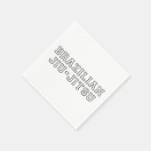 Serviette En Papier Jiu Jitsu (Coin)