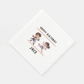 Serviette En Papier Jiu Jitsu Champ fête d'anniversaire (Coin)