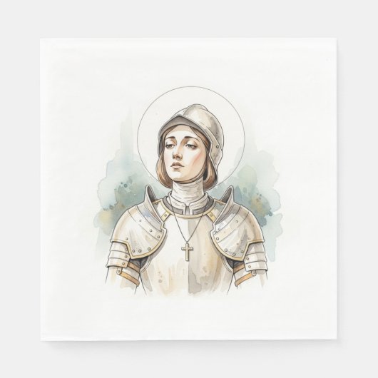 Serviette En Papier Joan of Arc , Catholic Gifts (Devant)