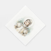 Serviette En Papier Joan of Arc , Catholic Gifts (Coin)