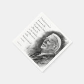 Serviette En Papier Joe Biden & Citation (Coin)