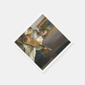 Serviette En Papier Johannes Vermeer - Guitare (Coin)