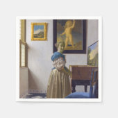 Serviette En Papier Johannes Vermeer - Lady debout dans une virginale (Devant)
