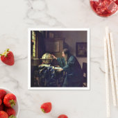 Serviette En Papier Johannes Vermeer - L'astronome (En situation)