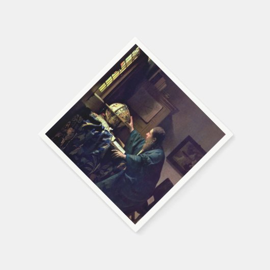 Serviette En Papier Johannes Vermeer - L'astronome (Coin)