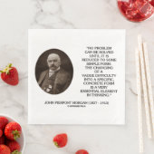 Serviette En Papier John Pierpont Morgan Aucun problème ne peut être r (En situation)