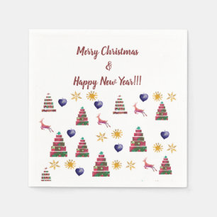 Serviette En Papier Joie hivernale