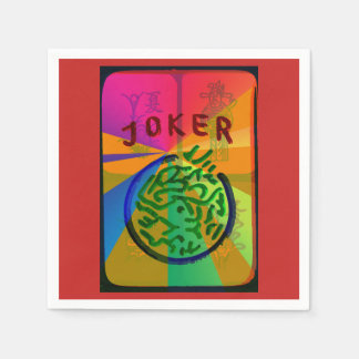 Serviette En Papier Joker Napkin