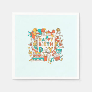 SERVIETTE EN PAPIER JOLI ANNIVERSAIRE